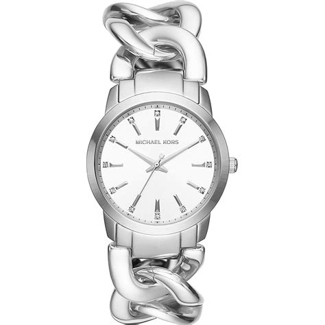 michael kors elena watch silver